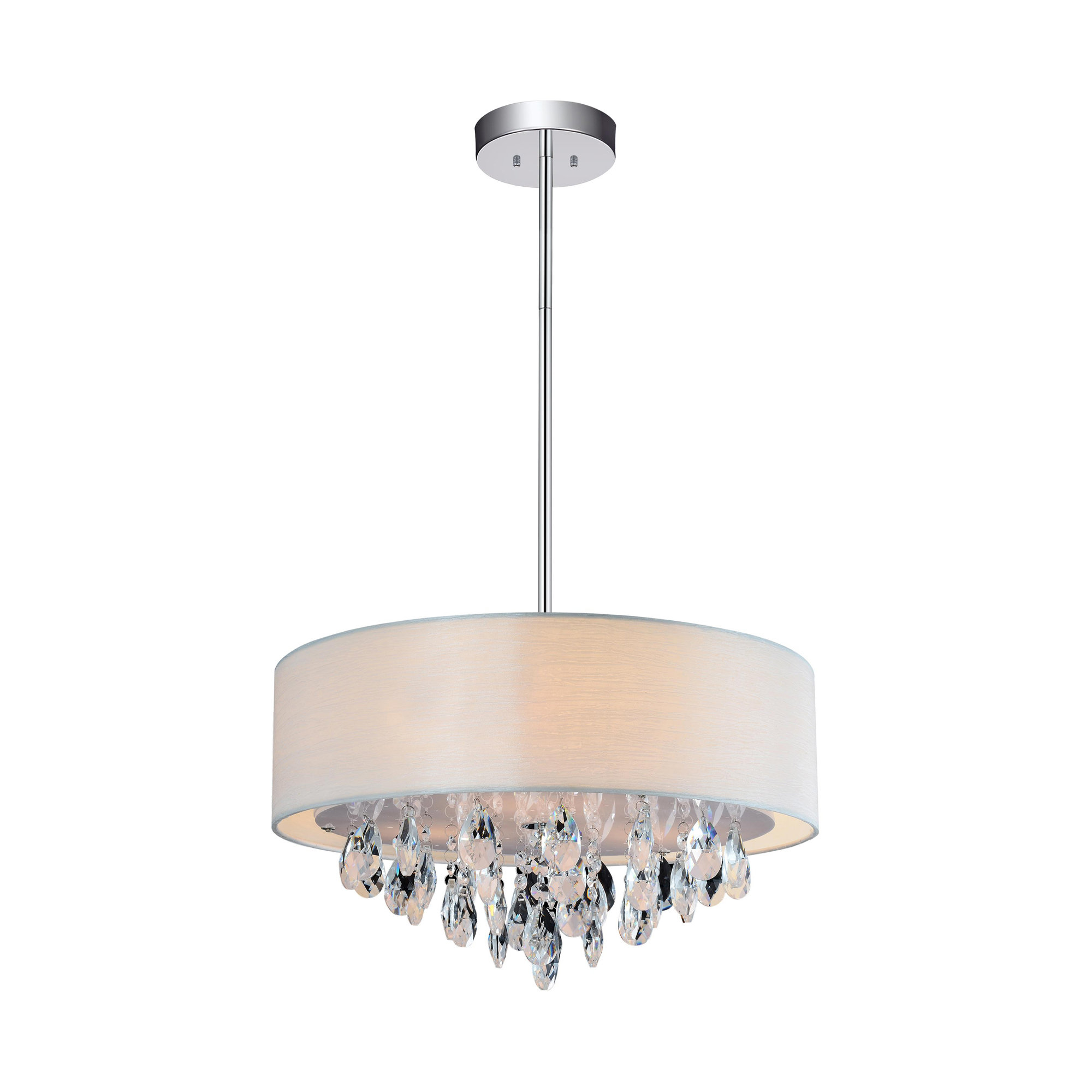 Manuel 4 - Light Dimmable Drum Chandelier