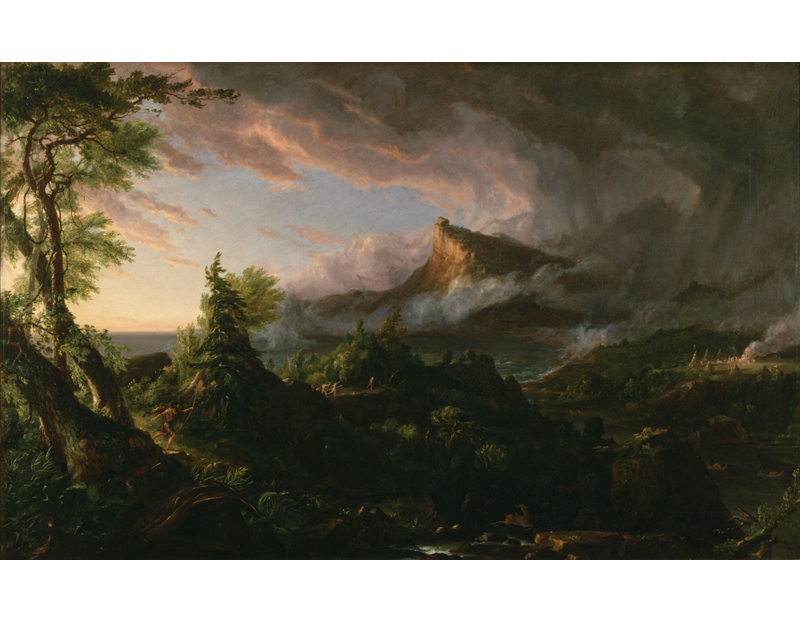Le cours de l'empire: l'État sauvage, H 15 po x l 24 po