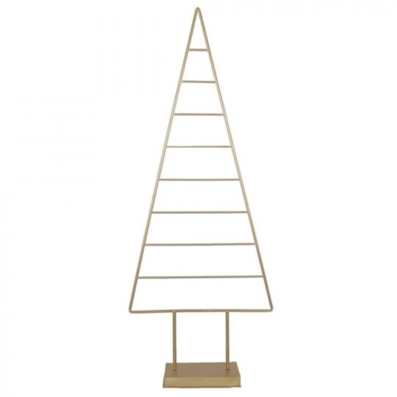 Metal Tree Decoration, Gold