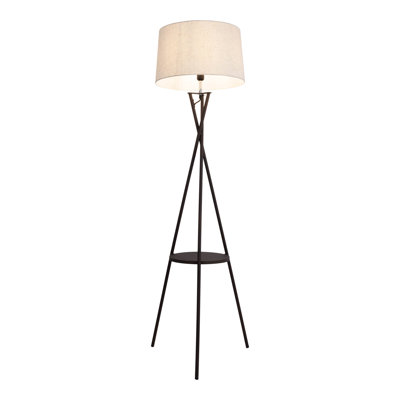 ‘TORA’ Floor Lamp with Integrated Table