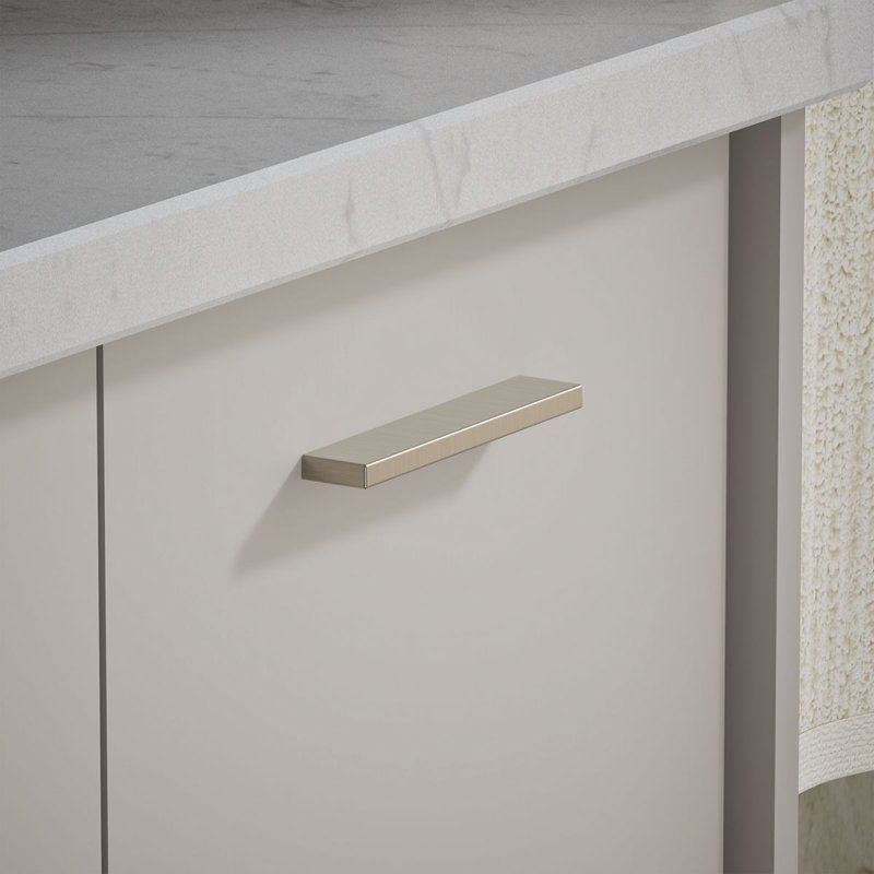 Jute® 48" Wall Mounted Single Vanity Base Only Base, Linen White