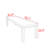 Modern simple solid wood dining table-106814360