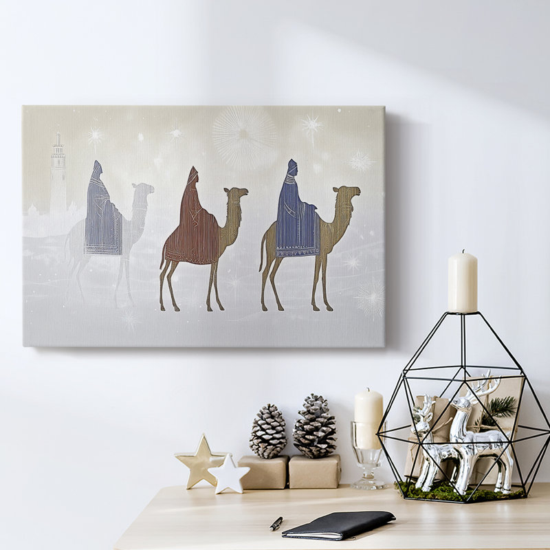 Christmas Holiday Arts - Toile tendue avec châssis, H 18 po x l 27 po