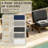 Polett Outdoor Conversation Set Solid Wood Group With Armless Chair And Side Table-1206802448-1206802463