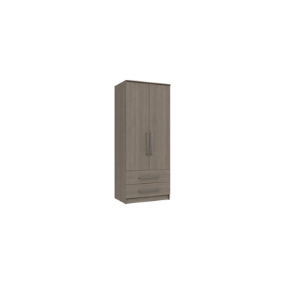 Bushnell 2 Door Manufactured Wood Wardrobe