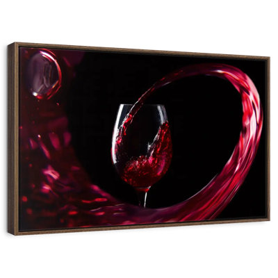 Flowing Red Wine