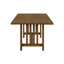 Ensemble de salle à manger en bois brun 6 pièces Mid-Century-449512641-449512642