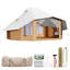 Tente campagnarde 4 saisons en toile Bell Yurt