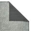 Geometric Digitally Printed 100% Polyester Area Rug-1082419458