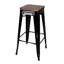 Tabouret de bar en métal Hi Back de Chivari-106427953