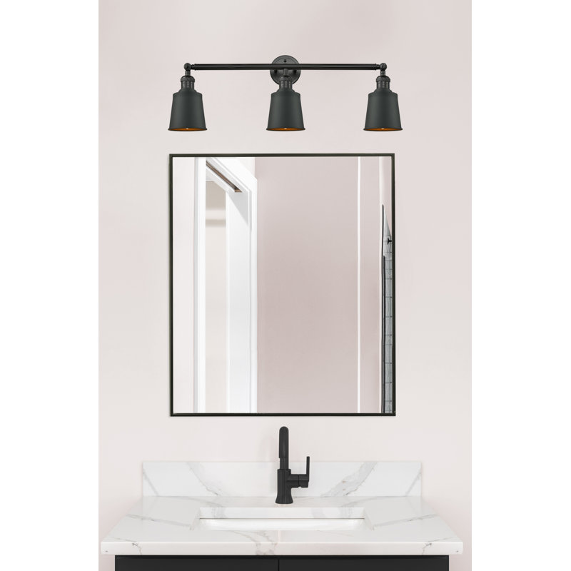 Lavender Hill 3 - Light Dimmable Vanity Light, Matte Black