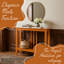 Table d'entrée Aubreyana - Console étroite - Console avec rangement - Décoration de couloir - Tables console en bois pour l'entrée - Table d'appoint console étroite-108203678