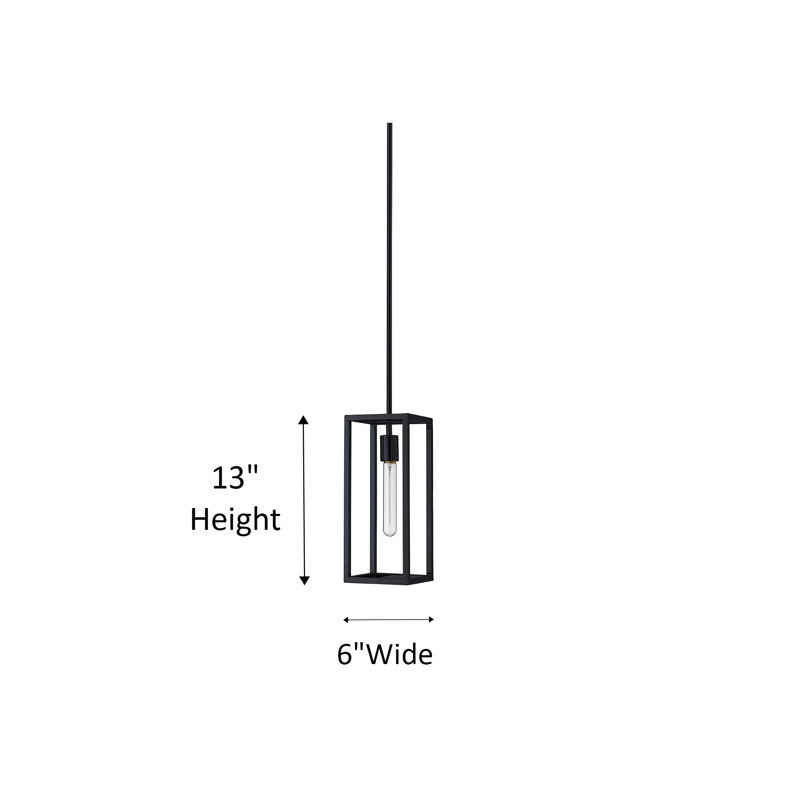 Luminaire suspendu simple à 1 lumière Apple White