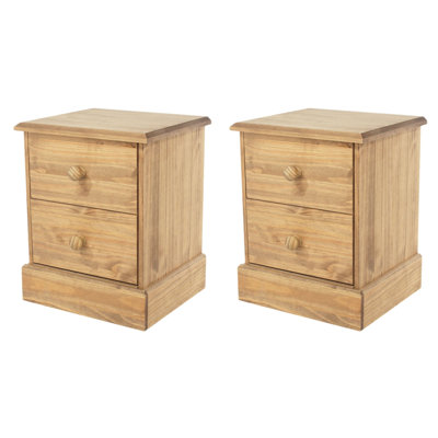 Cotswold 45.4cm W Solid Wood Bedside Table