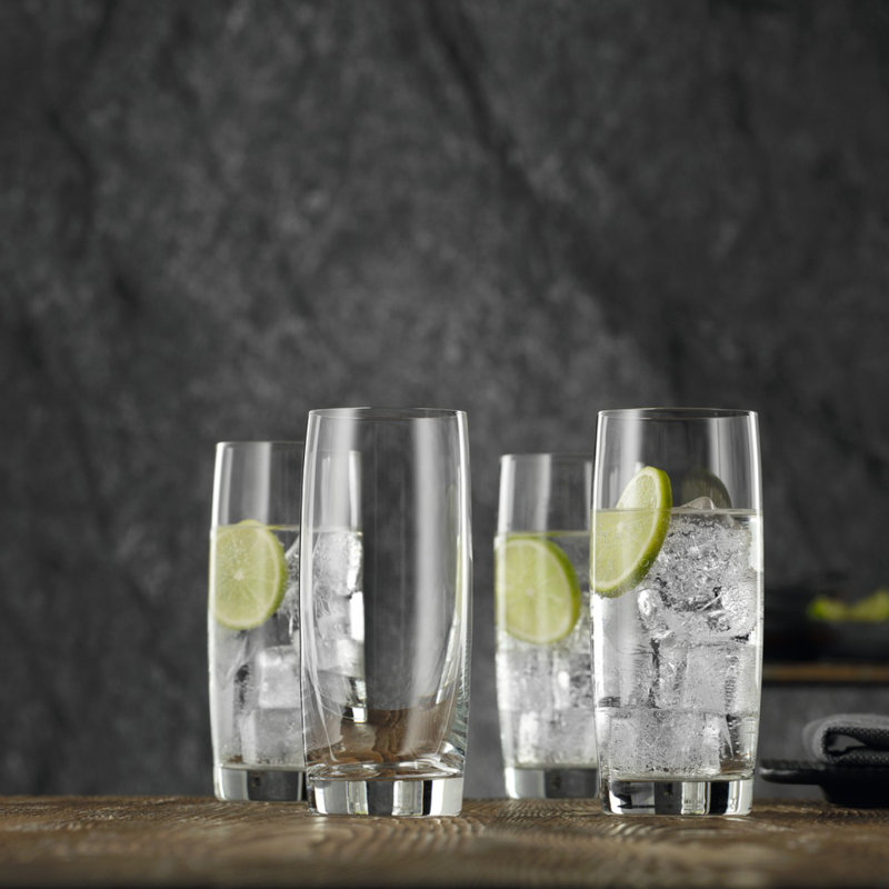 14 verres à boisson longue 14 oz, ensemble de 4