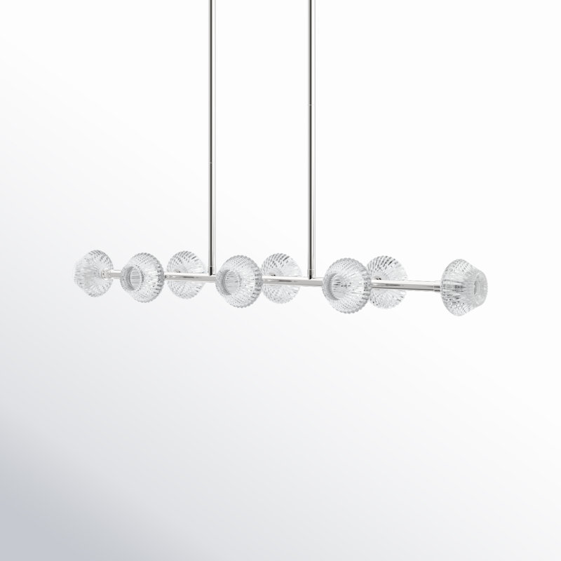Barclay 8 - Light Pendant, Polished Nickel