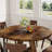 47.25" W Round Manufactured Wood Farmhouse Dining Table-1413198093