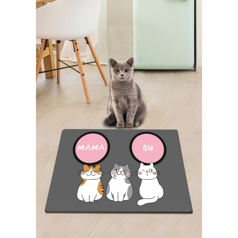 Premium Cat Litter Mat, Non-Slip Design, 15.8 x 23.6 inches | Machine Washable at 86°F | Durable, Easy to Clean, Keeps Floors Mess-Free & Reduces Tracking for a Happy Home