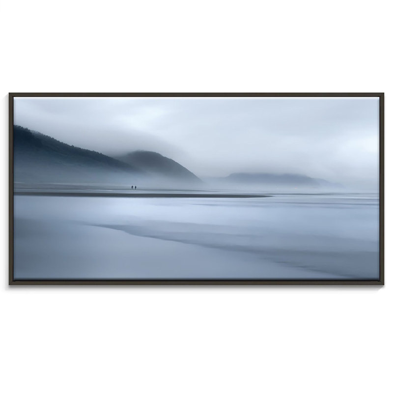 Print on Canvas, 31cm H x 61cm W, Black Floater Frame