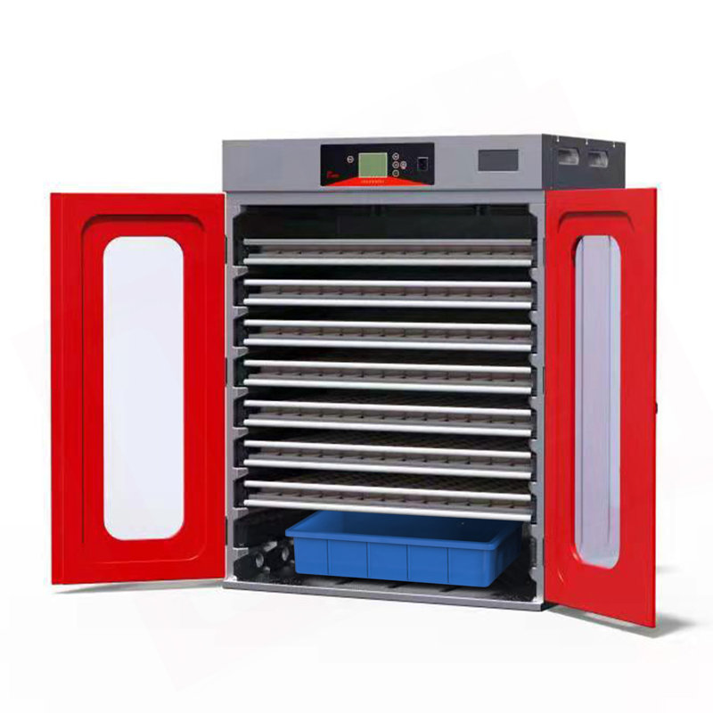 Incubateur à armoire commerciale 1000 œufs - Écloseur de volaille numérique avec contrôle automatique de la température et de l'humidité - Système de retournement d'œufs de grande capacité pour œufs de poule, de canard, d'oie et de caille