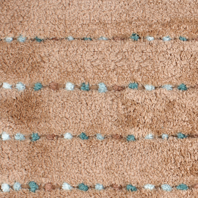 Natural Beige Tufted Rectangular Synthetic Area Rug