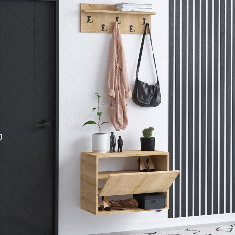 Baneen 8 Pair Shoe Storage Cabinet