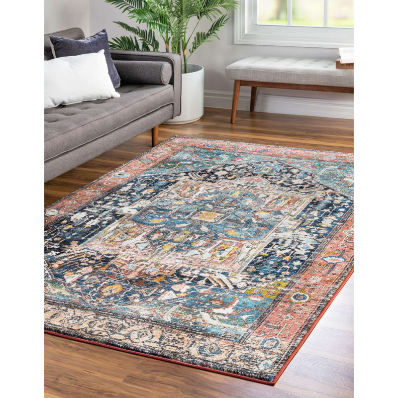 Ahniya Oriental Indoor Rug, Rectangle 5'3" x 7'9"