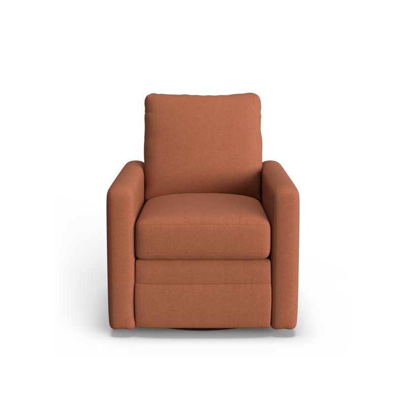Swivel Barrel Recliner, Rosewood