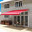12' X 10' Patio Sun Awning. Manual Crank Operated. & Water-. Aluminum Frame. Deck, Balcony, Yard Use. Adjustable Canopy. Reduces Heat. Wine Red Awning - 10', Water-, Crank, Canopy