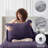 Bed-in-A-Bag Reversible Comforter Set with Bed Sheets & Memory Foam Cooling Pillows-115995425-115995416