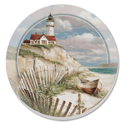 Ensemble de 4 sous-verres ronds Beach
