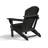 Mallette Adirondack Wood Texture HDPE Foldable Chair Pit Chair with Cup Holder-103547251