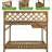 Fir Wood Potting Bench With Drawer