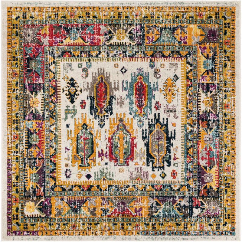 Anna Raphaelle Rug, Square 7'10"