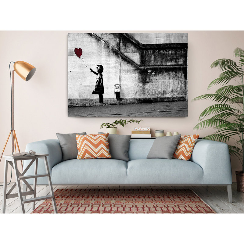 «Always Hope Balloon», impression murale sur toile, H 40 po x l 60 po