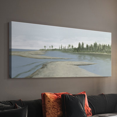 Tide Sands II - Toile tendue avec châssis - Prêt à accrocher