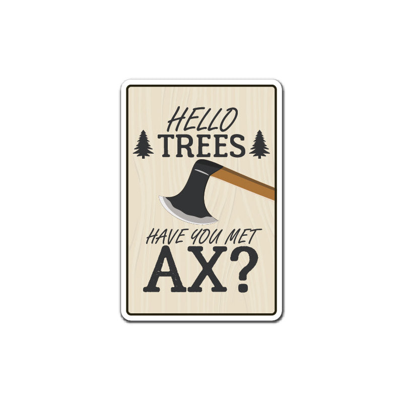Adhésif Hello Trees