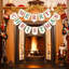 2Pcs Bannière de Noël en toile de jute feutrée Merry Christmas Banner