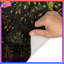 Golden Trees sur tapis de bain noir-1357765932