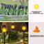 Ensemble de 8 lumières solaires pour l'extérieur, imperméables pour Halloween