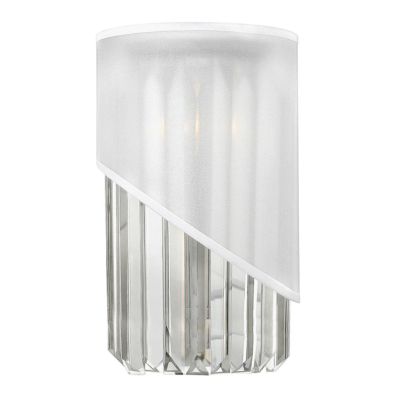 Castle Cary Steel Flush Mounted Sconce