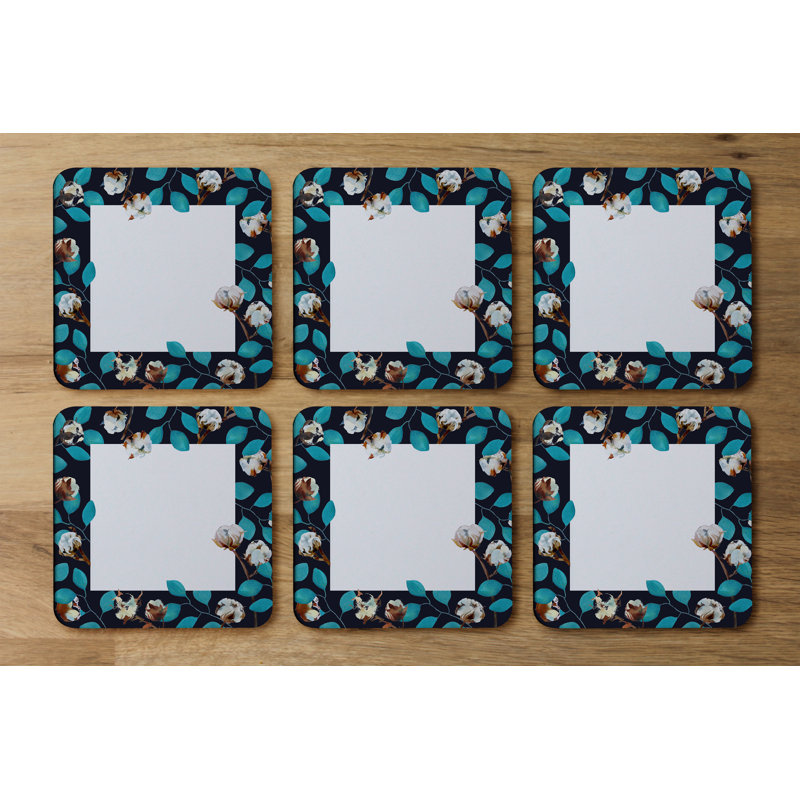Square 6 Piece Coaster Set