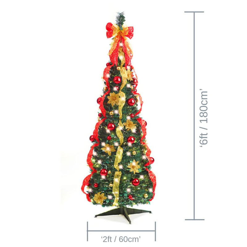 Anestin 5.91' H Lighted Artificial Christmas Tree