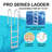 New Main Access 200300 Proseries Above Ground Swimming Pool Step Ladder, White