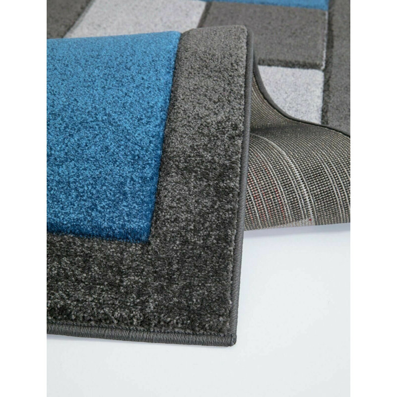 Liebel Plaid Area Rug, Rectangle 60 x 110cm
