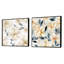 Fantine, motif floral élégant - ensemble de 2 collages carrés botaniques abstraits-101849486-101849487