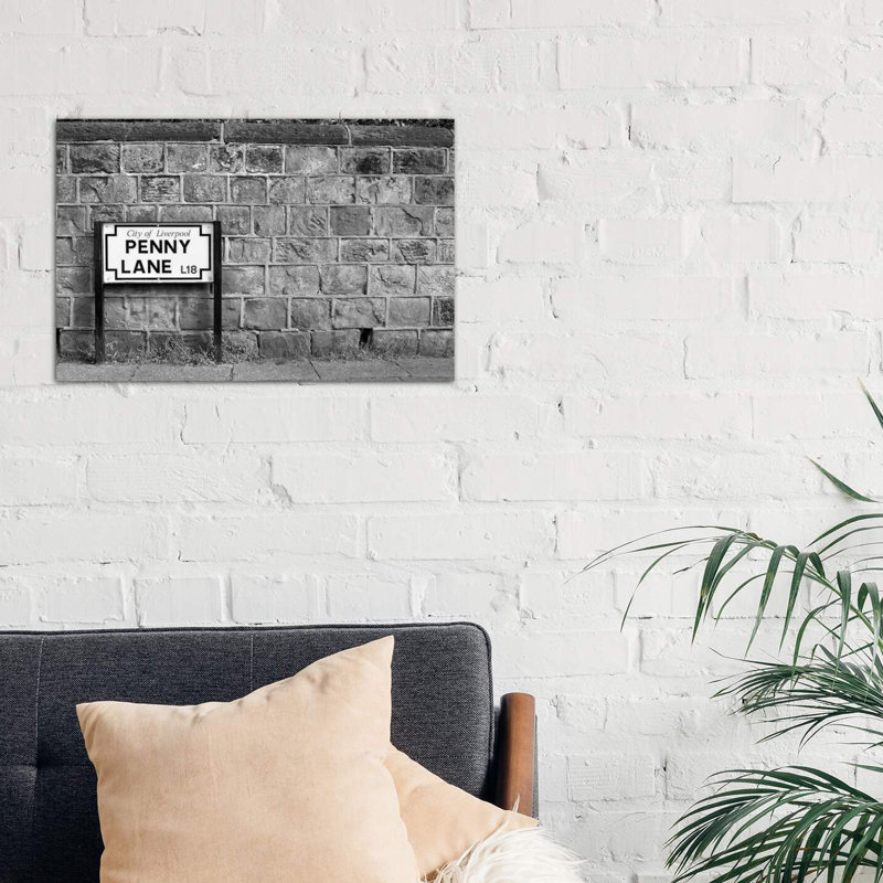 Penny Lane by Honeymoon Hotel - No Frame Print on Canvas, 66.04 cm H x 45.72 cm W x 1.91 cm D