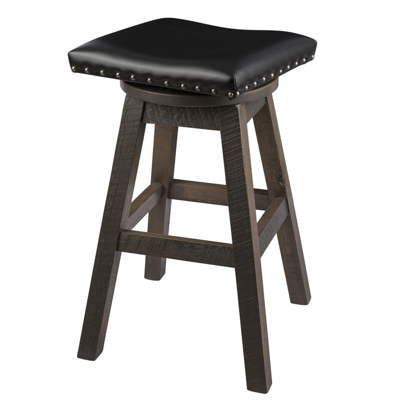 Tabouret de bar pivotant & Canby, Onyx, Tabouret de comptoir (assise de 24 po de hauteur)
