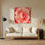 Fruit, pamplemousse, rose, art mural en métal-224108065