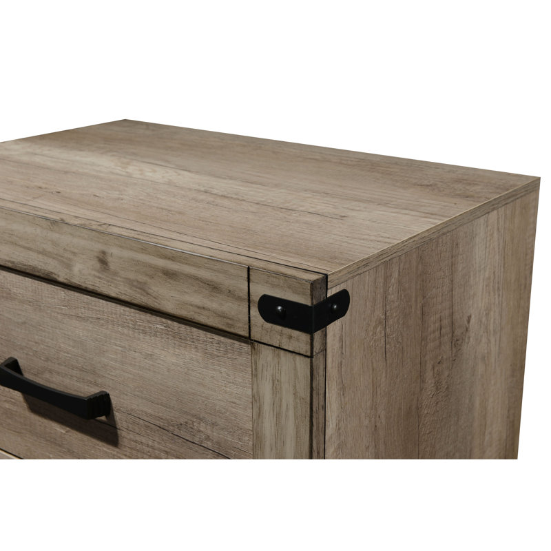 Ensemble de chambre à coucher en tissu d'ameublement Josabet, Très grand